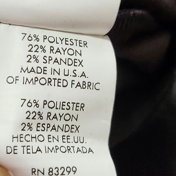 Tiana B Women Dress Size Large Black/red Stretch - Picture 10 of 11